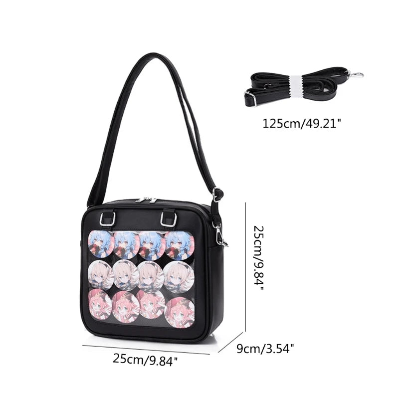 Female Handbag Womens 3 Ways  Bag Student Clear School Bag Shoulder Bad