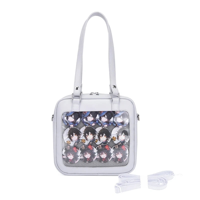 Female Handbag Womens 3 Ways  Bag Student Clear School Bag Shoulder Bad