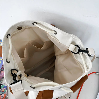Female Leisure Nylon Crossbody Bag Women Simplicity Large Capacity Shoulder Bag Fashion Multi Storey Handbag Shopping Travel Bag