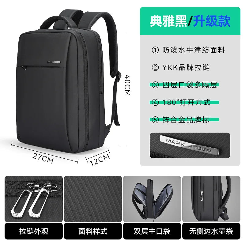 Female Male Expandable Large Capacity Traveling Backpack for Laptop Men's Backpack Approved Weekender Bag