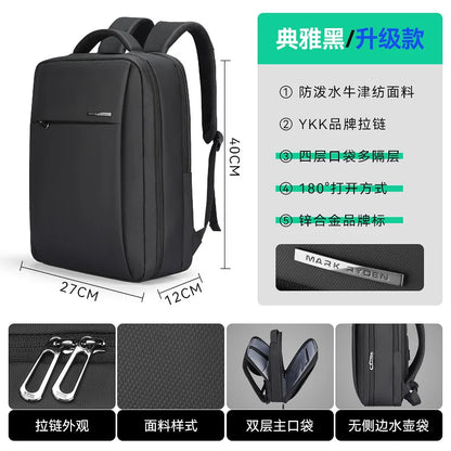 Female Male Expandable Large Capacity Traveling Backpack for Laptop Men's Backpack Approved Weekender Bag