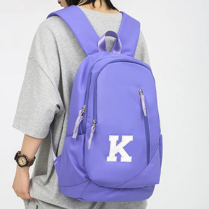 Female Male High Capacity Book Bag Men Women School Backpack Trendy Lady Travel Bag New Girl Boy Laptop College Backpack Fashion