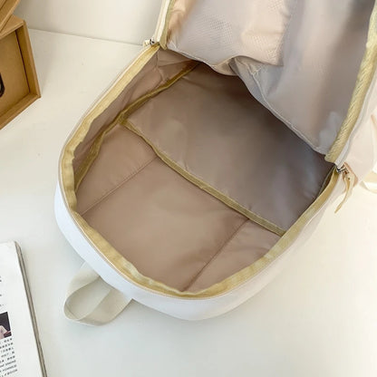 Female Male High Capacity Book Bag Men Women School Backpack Trendy Lady Travel Bag New Girl Boy Laptop College Backpack Fashion