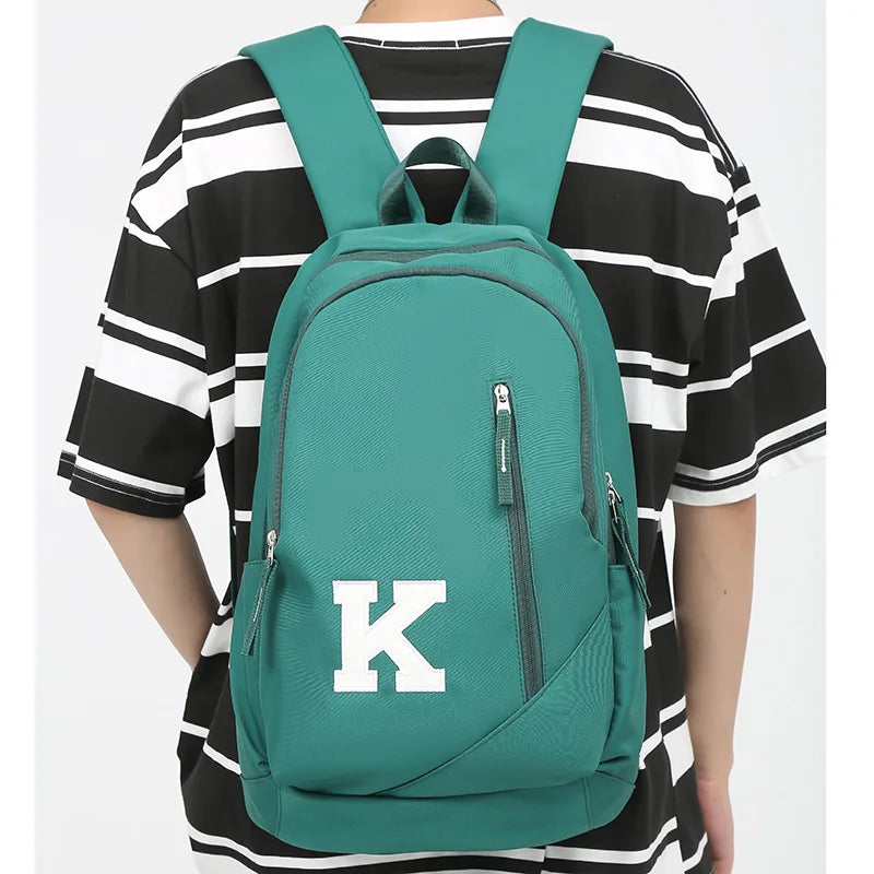 Female Male High Capacity Book Bag Men Women School Backpack Trendy Lady Travel Bag New Girl Boy Laptop College Backpack Fashion