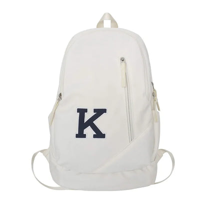Female Male High Capacity Book Bag Men Women School Backpack Trendy Lady Travel Bag New Girl Boy Laptop College Backpack Fashion