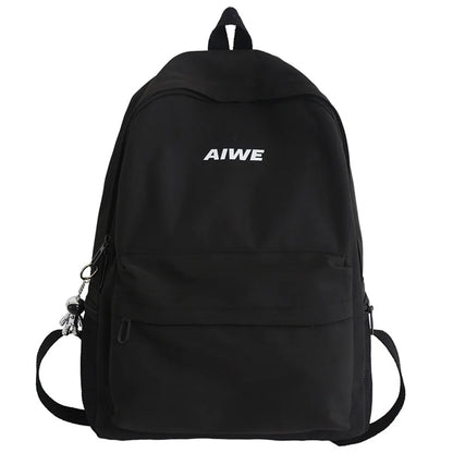 Female Male Trendy Cool Travel Girl Boy Solid Color Book Backpack Men Women School Backpack Ladies Student Bag Cute Harajuku Bag