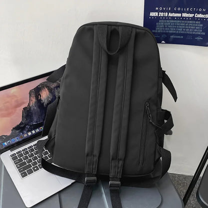 Female Men Harajuku Nylon Bag Ladies Male Laptop College Backpack Fashion Boy Girl School Bag Women Travel Backpacks Book Trendy