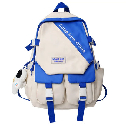 Female Men Waterproof Travel Book Bag Cool Women Male Harajuku College Backpack Fashion Girl Boy Leisure School Bags Lady Laptop