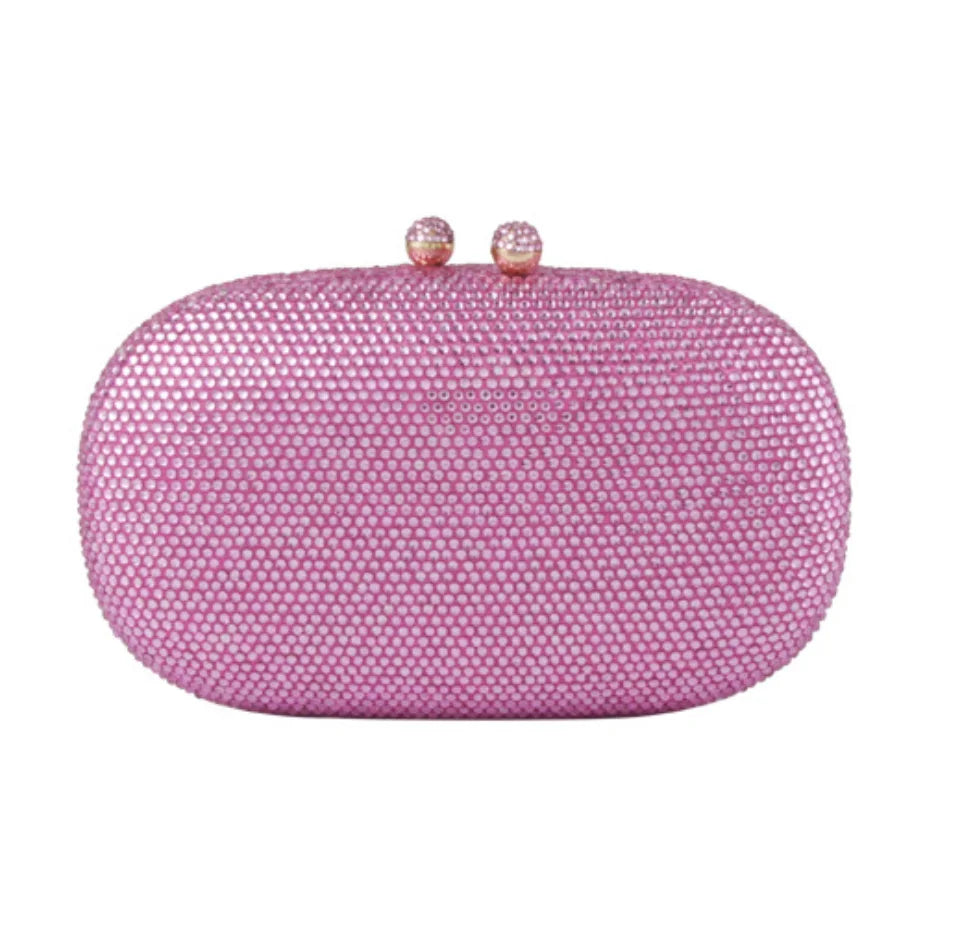 Female Mini Shoulder Bags Minaudiere Clutches Bags Women Crystal Evening Bags Ladies Cocktail Party Dinner Purses and Handbags