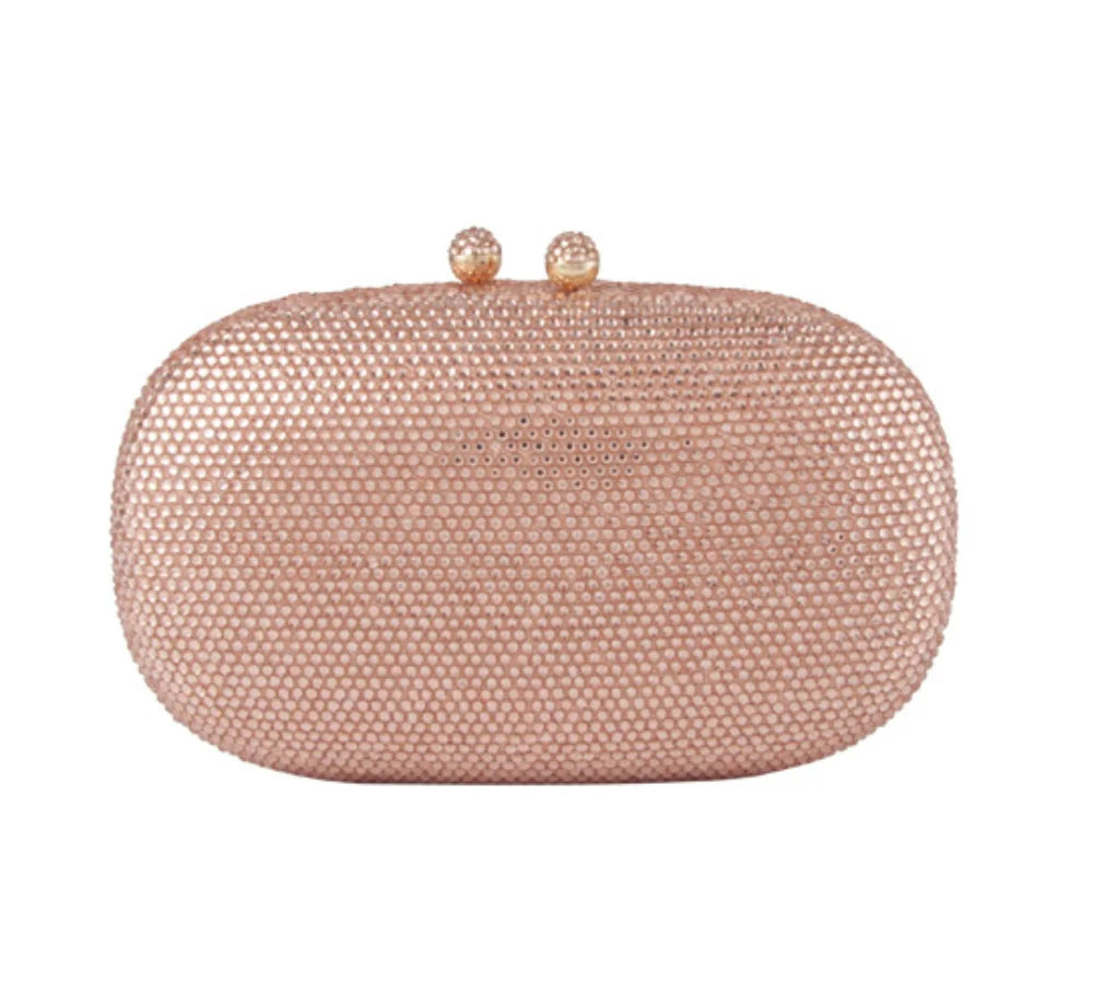 Female Mini Shoulder Bags Minaudiere Clutches Bags Women Crystal Evening Bags Ladies Cocktail Party Dinner Purses and Handbags