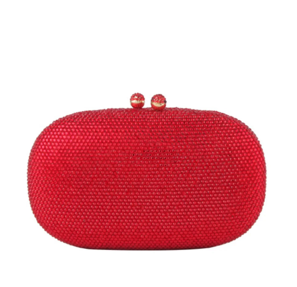 Female Mini Shoulder Bags Minaudiere Clutches Bags Women Crystal Evening Bags Ladies Cocktail Party Dinner Purses and Handbags