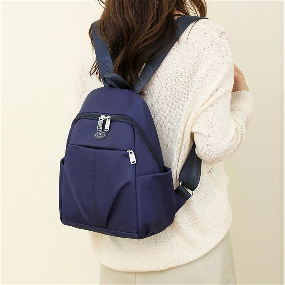 Female Oxford Backpacks For Women Rucksacks Travel Lady Light Casual Shoulder Large-Capacity Daypack Schoolbag Mochila