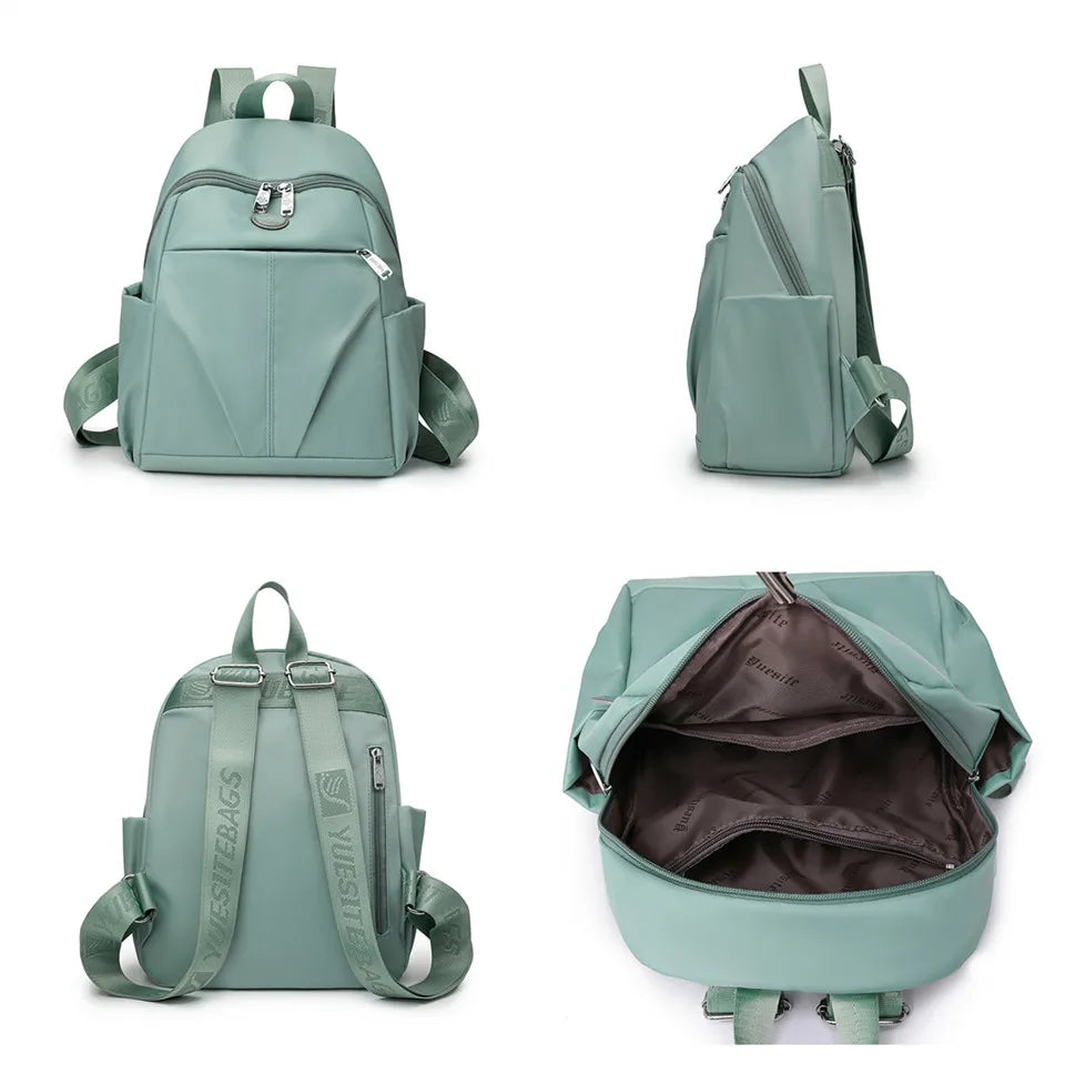 Female Oxford Backpacks For Women Rucksacks Travel Lady Light Casual Shoulder Large-Capacity Daypack Schoolbag Mochila