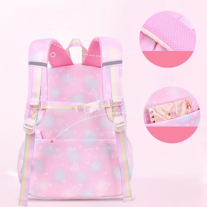 Female Student Fashion Trend Schoolbags Designer High Quality Large-capacity Backpacks Waterproof Nylon Children Light Rucksacks
