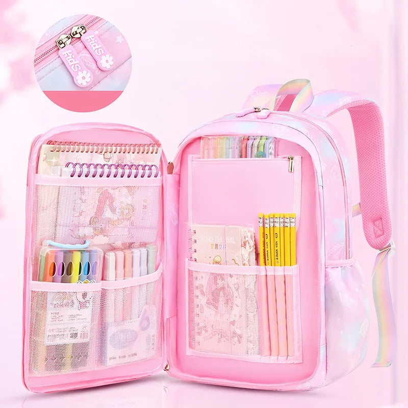 Female Student Fashion Trend Schoolbags Designer High Quality Large-capacity Backpacks Waterproof Nylon Children Light Rucksacks