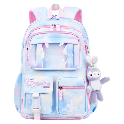 Female Student Fashion Trend Schoolbags Designer High Quality Large-capacity Backpacks Waterproof Nylon Children Light Rucksacks