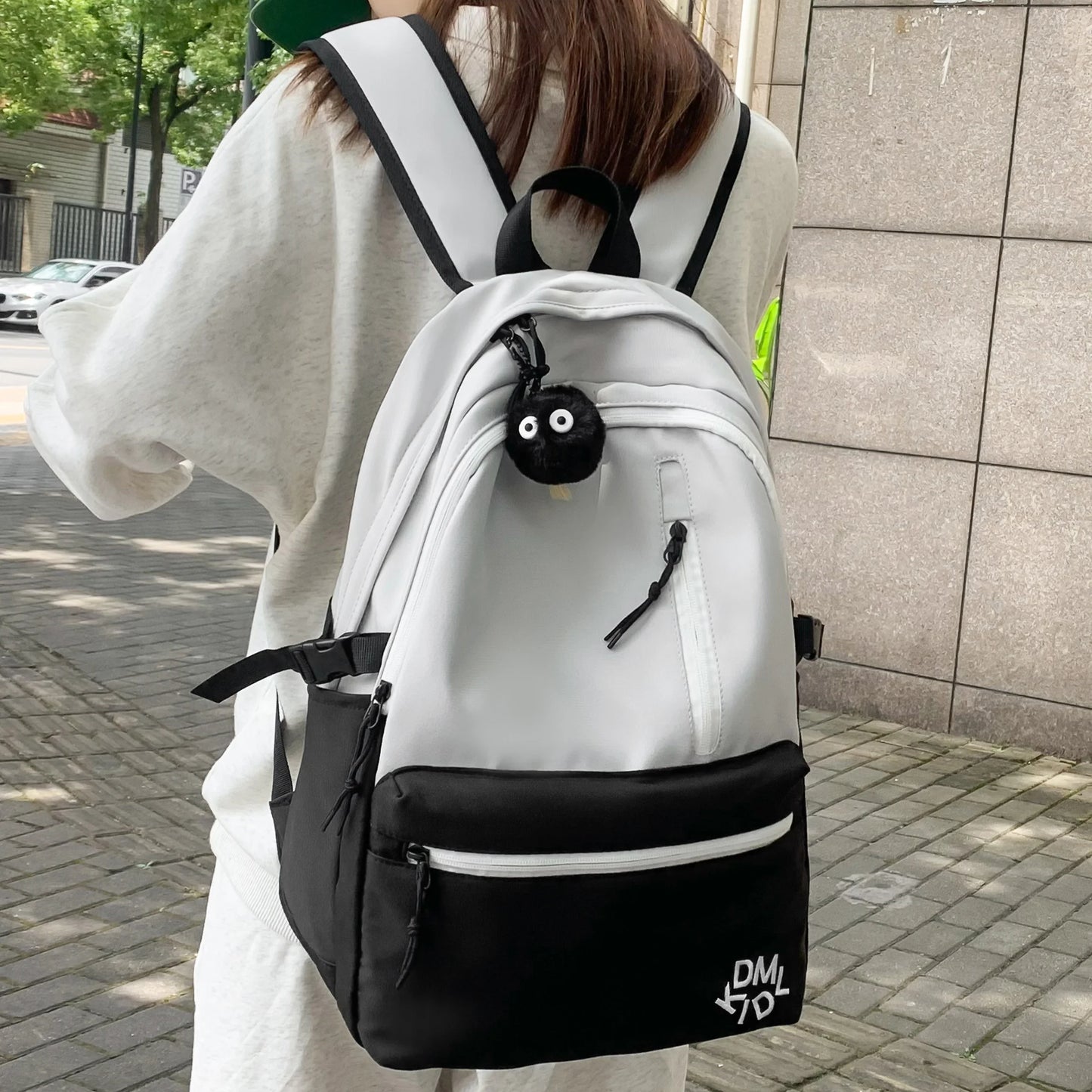 Female Teenager High Capacity Book Bag Girl Travel Laptop Student Backpack Ladies Nylon College Fashion Women Leisure School Bag