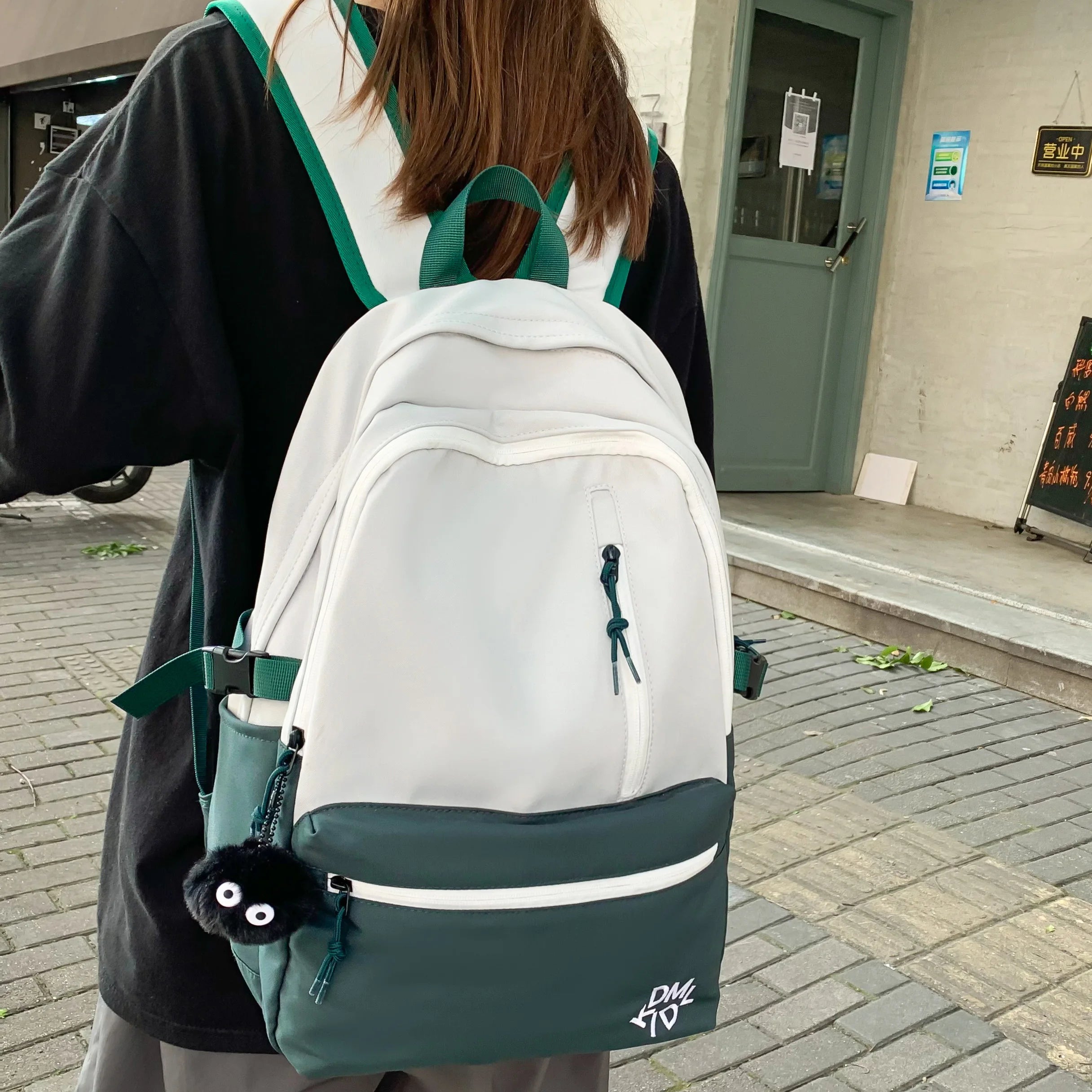 Female Teenager High Capacity Book Bag - Thumbnail 2