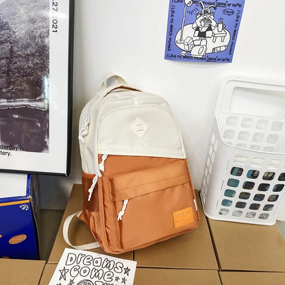 Female Teenager High Quality Book Bag Girl Travel Laptop Student Backpack Ladies Nylon College Fashion Women Man School Bag