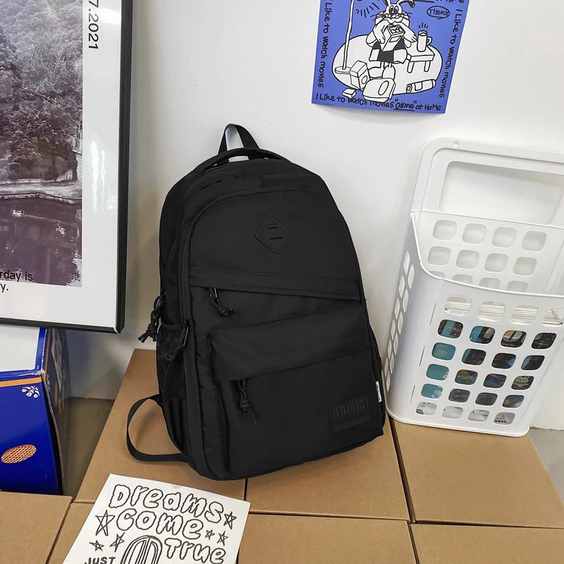 Female Teenager High Quality Book Bag Girl Travel Laptop Student Backpack Ladies Nylon College Fashion Women Man School Bag