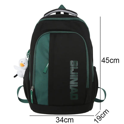 Female Travel High Capacity Book Bag Cool Trendy Lady Laptop School Bag Girl Leisure teen Women Student College Backpack Fashion