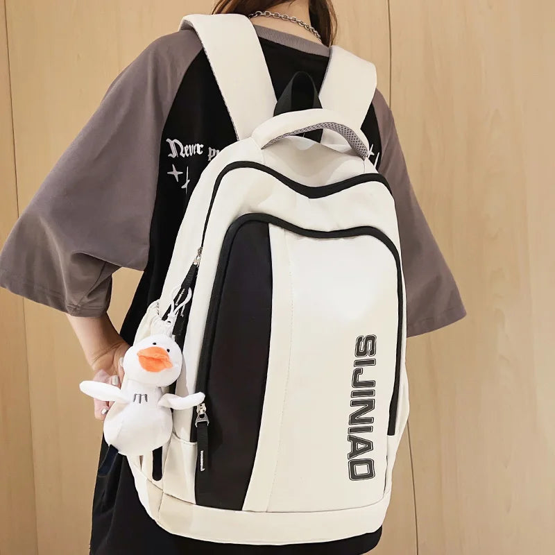 Female Travel High Capacity Book Bag Cool Trendy Lady Laptop School Bag Girl Leisure teen Women Student College Backpack Fashion