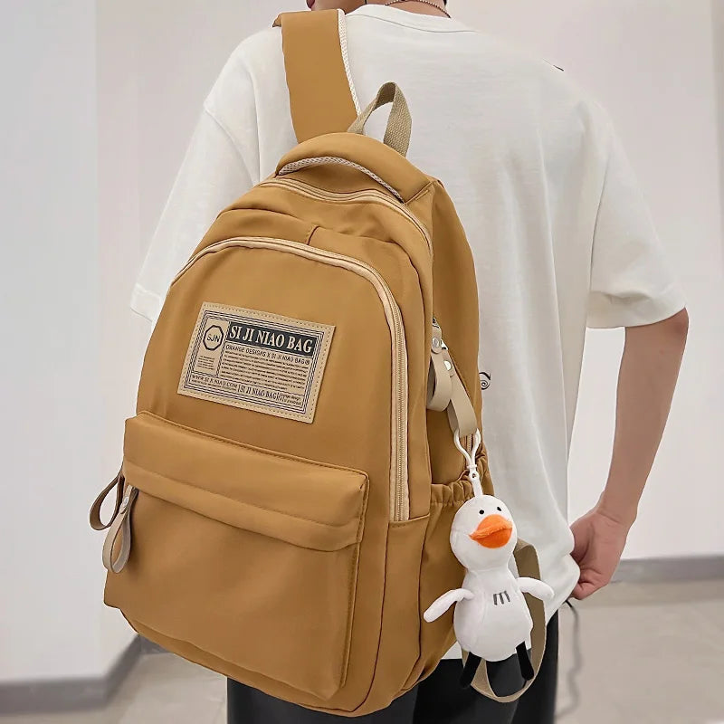 Female Travel High Capacity Book Bag Male Women College Backpack Fashion Girl Boy Nylon School Bags Lady Men Laptop Student Cool