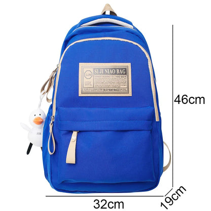 Female Travel High Capacity Book Bag Male Women College Backpack Fashion Girl Boy Nylon School Bags Lady Men Laptop Student Cool