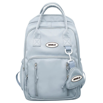 Female Travel Waterproof Book Bag Coin Purse Girl Nylon Kawaii School Bag Cool Women Fashion Laptop College Backpack Lady Trendy