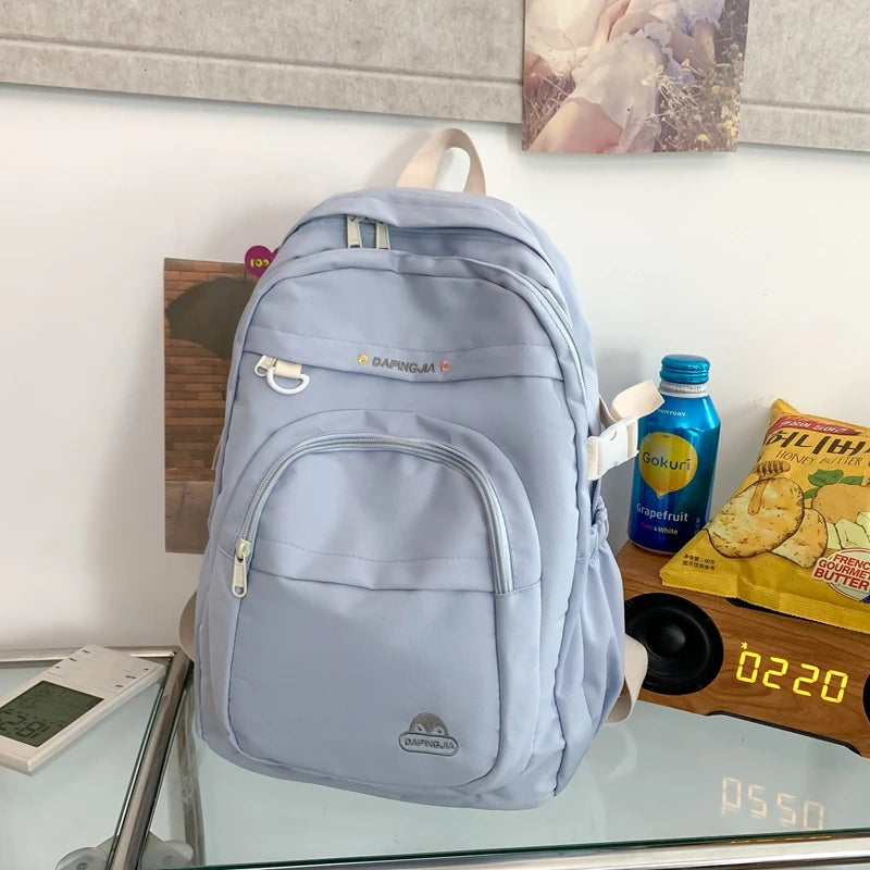 Female Travel Waterproof Book Bags Fashion Ladies Cute Laptop Trendy Women College Student Backpack Girl Kawaii Nylon School Bag