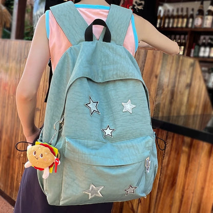 Female Travel Waterproof Kawaii School Bag Ladies Trendy Book Bag Cool Women Student Fashion Laptop College Backpacks Girl Nylon