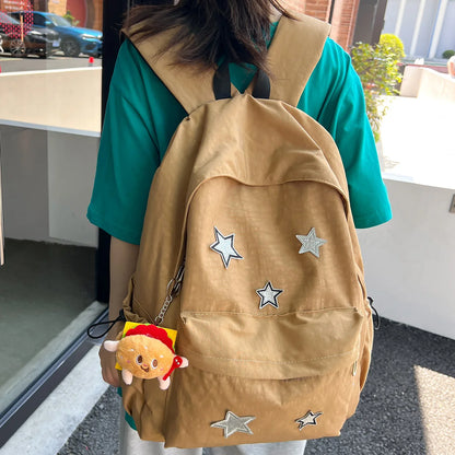 Female Travel Waterproof Kawaii School Bag Ladies Trendy Book Bag Cool Women Student Fashion Laptop College Backpacks Girl Nylon