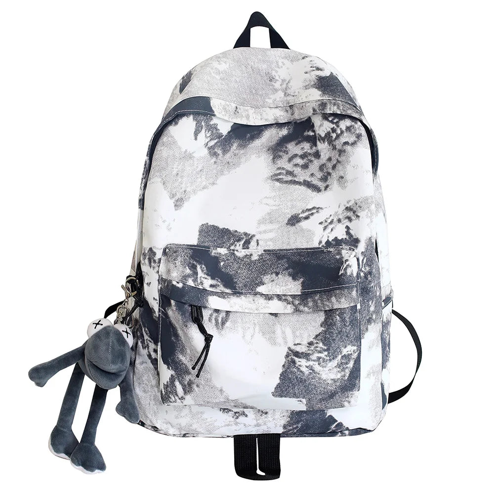 Female Trendy Men Backpack Cool Girl Student Male School Bag Ladies Fashion Laptop Nylon Backpack Women Book Boy Bags Travel New