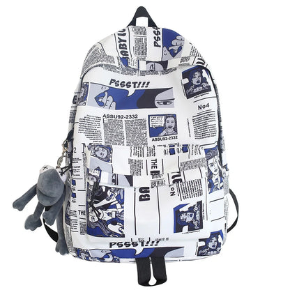 Female Trendy Men Backpack Cool Girl Student Male School Bag Ladies Fashion Laptop Nylon Backpack Women Book Boy Bags Travel New