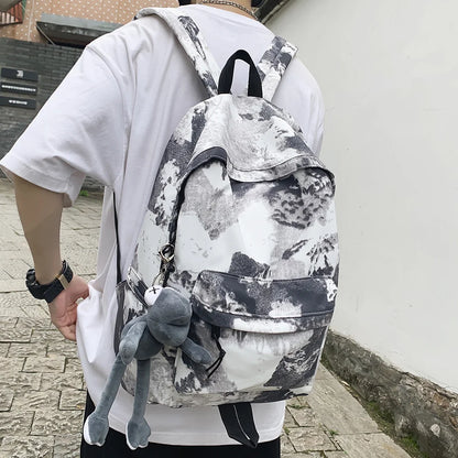 Female Trendy Men Backpack Cool Girl Student Male School Bag Ladies Fashion Laptop Nylon Backpack Women Book Boy Bags Travel New
