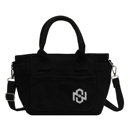 Female Versatile Canvas Handbag Light Large-capacity Ethnic Style Travel Casual Female High Quality Shopping Tote Bag