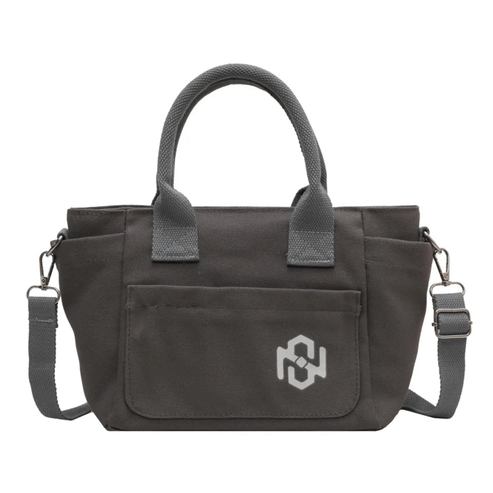 Female Versatile Canvas Handbag Light Large-capacity Ethnic Style Travel Casual Female High Quality Shopping Tote Bag