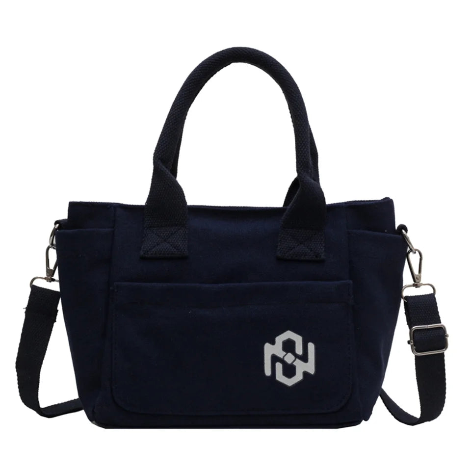 Female Versatile Canvas Handbag Light Large-capacity Ethnic Style Travel Casual Female High Quality Shopping Tote Bag