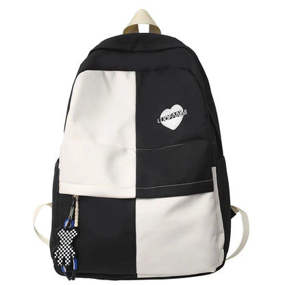 Female Waterproof Laptop Backpack Fashion Girl Leisure Travel Student Bag Lady Nylon College Backpack Trendy Cool Women Book Bag