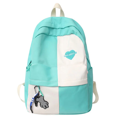 Female Waterproof Laptop Backpack Fashion Girl Leisure Travel Student Bag Lady Nylon College Backpack Trendy Cool Women Book Bag
