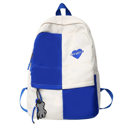 Female Waterproof Laptop Backpack Fashion Girl Leisure Travel Student Bag Lady Nylon College Backpack Trendy Cool Women Book Bag