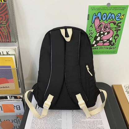 Female Waterproof Laptop Backpack Fashion Girl Leisure Travel Student Bag Lady Nylon College Backpack Trendy Cool Women Book Bag