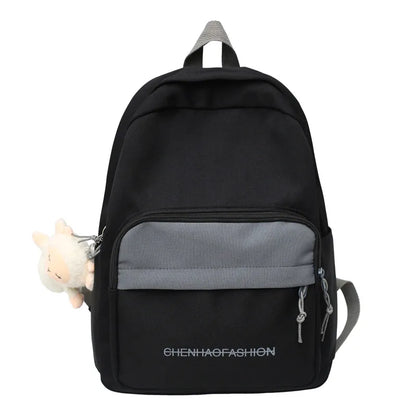 Female Waterproof Nylon College Backpack Fashion Laptop Cool Women Bag Lady Kawaii Backpack Trendy Girl Cute Travel Student Bags