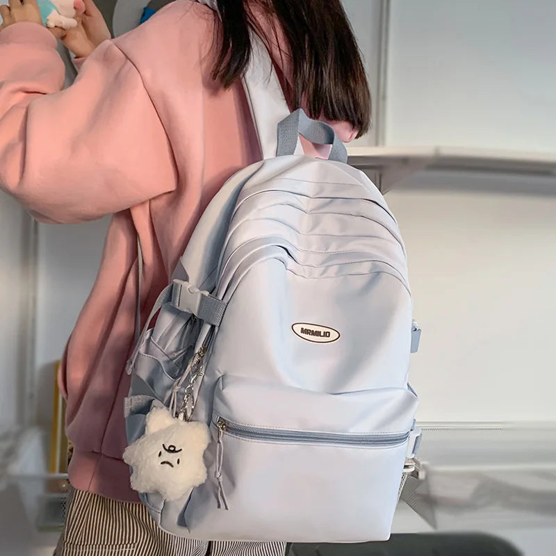Female Waterproof Student Backpack Cool Trendy Women Kawaii Laptop School Bag Girl College Backpack Fashion Lady Travel Book Bag