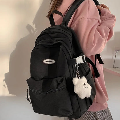 Female Waterproof Student Backpack Cool Trendy Women Kawaii Laptop School Bag Girl College Backpack Fashion Lady Travel Book Bag