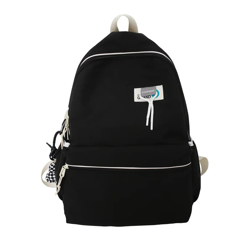 Female Waterproof White College Bag Fashion Women Book Backpack Girl Kawaii School Bags Ladies Laptop Backpack Nylon Student New