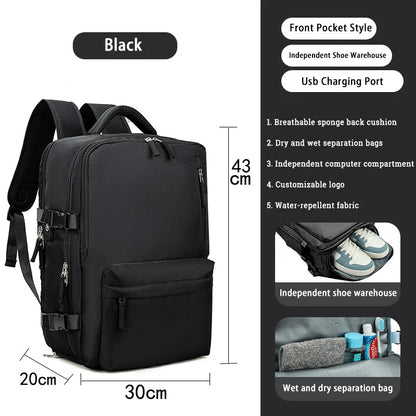 Feminina Backpack Aesthetic School Waterproof Bags for Women Trend 2024 University Laptop Travel Backpacks Sale with Shoe Pocket