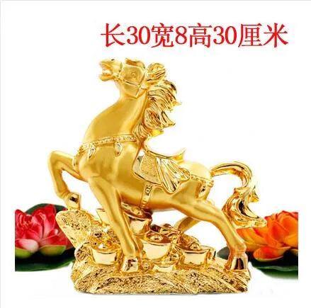 Feng Shui Fashion horse home accessories horse statue decoration living room wine cabinet lucky soft decoration crafts