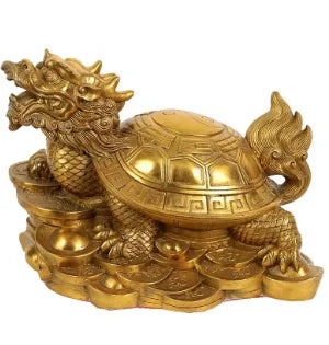Feng Shui Wealth Prosperity Brass Dragon Turtle Statue Best Housewarming Congratulatory Gift,Feng Shui Decor