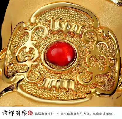 Feng Shui resin golden Tiger statue Home decoration accessories zodiac cattle home decor Office, hotel decor